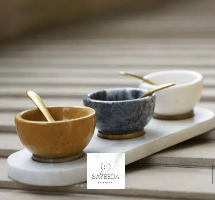 Tranquil Trio Condiment Set
